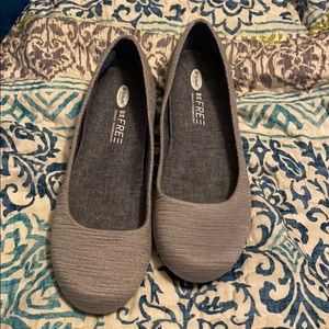 Dr scholls ballet flats grey size 9